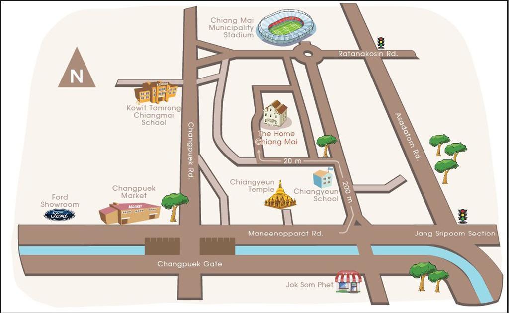 The Home Chiangmai Luxury Guesthouse Chiang Mai Buitenkant foto